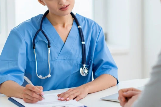 Пациент на приеме у психиатра